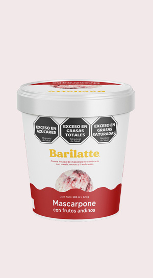 Mascarpone con  Frutos Andinos